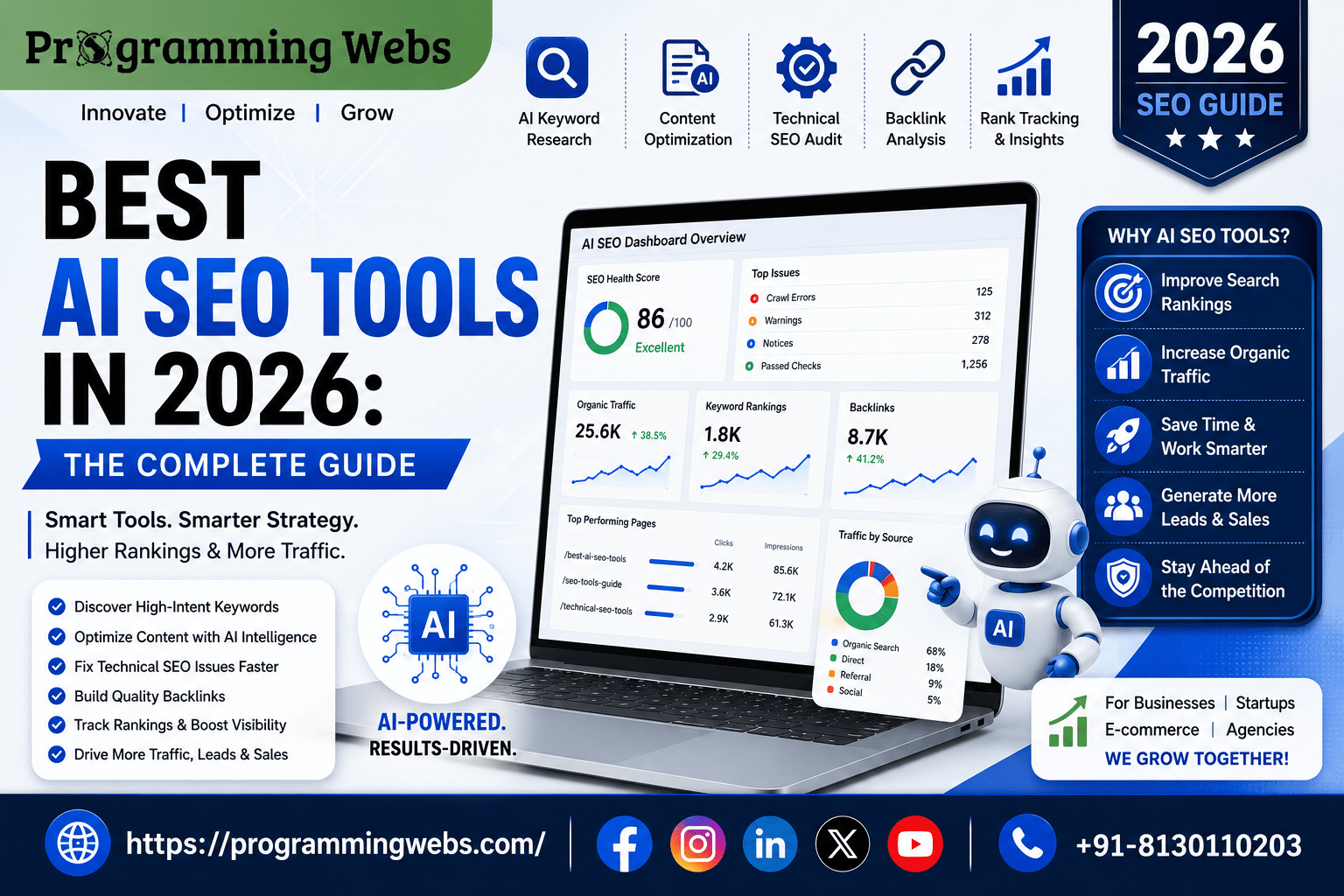 Best AI SEO Tools in 2026: Complete Guide + Reviews